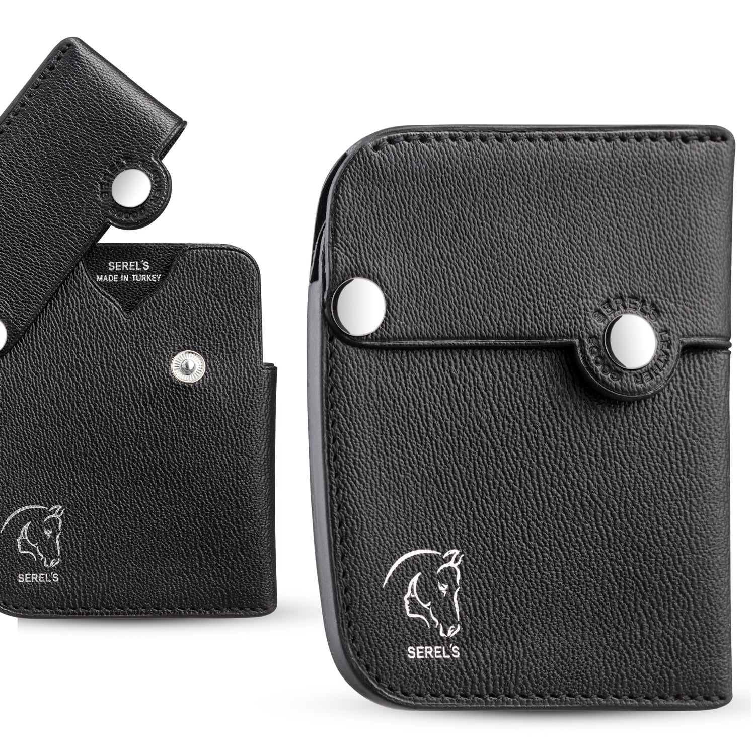 Serel's Slim Minimalist Zinger Snap Closure Wallet for Men