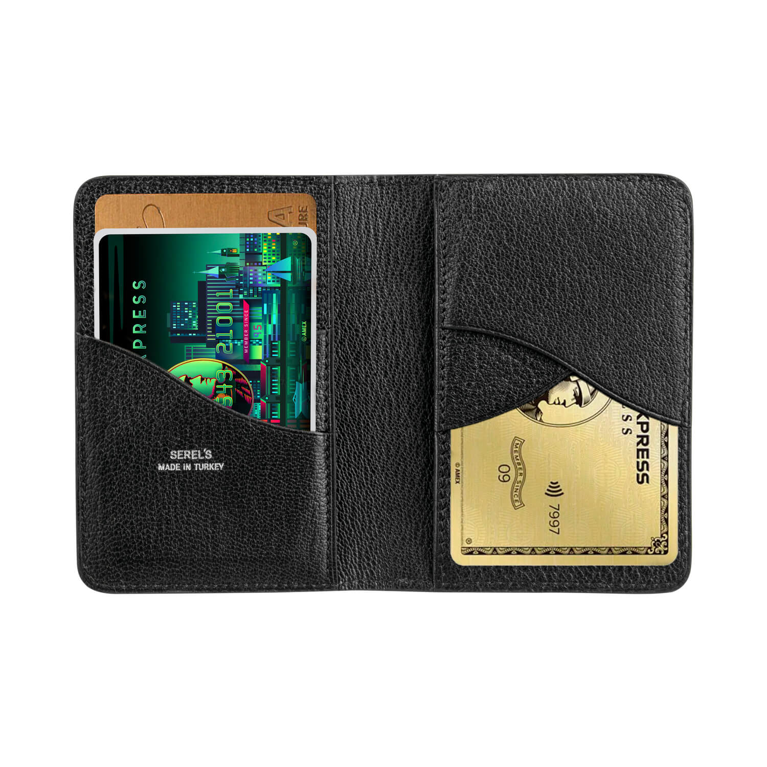 Serel's Gracious Bifold Wallet card inside 