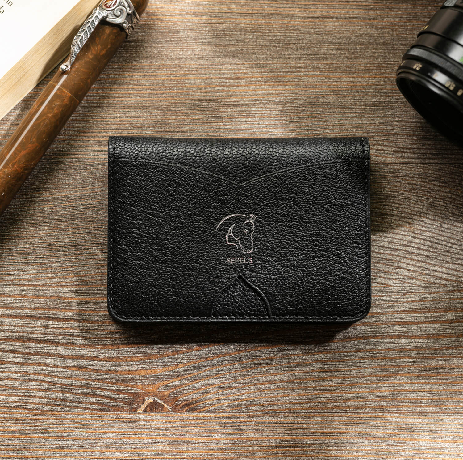 Serel's Gracious Bifold Wallet on the table