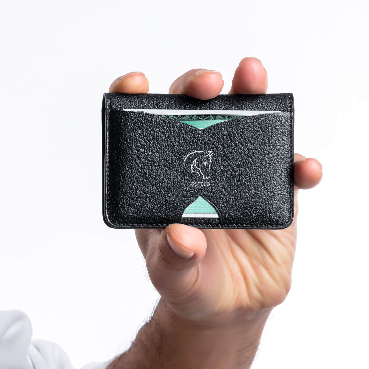 Slim Mens Leather Pocket Organizer Card Designer Wallet Bifold Luxury