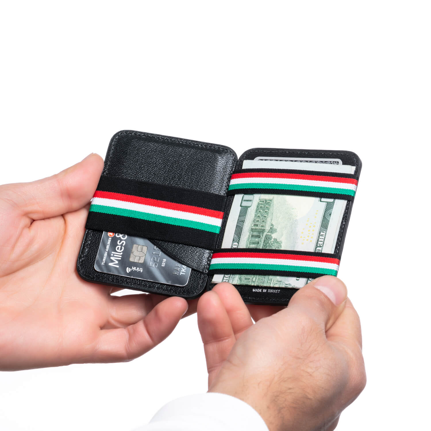 Serel's Magic V Wallet in the palm