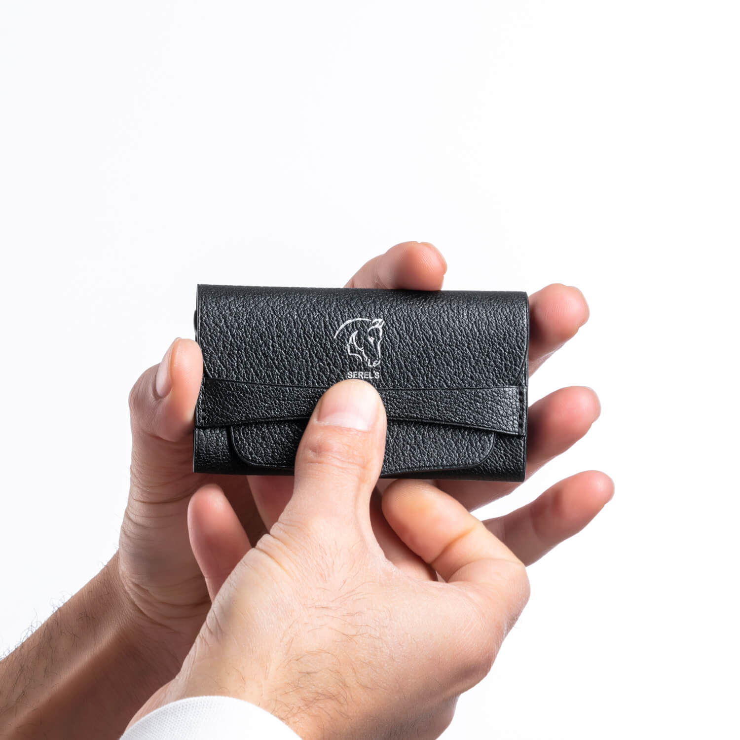 Serel's Natty Business Card Holder is at your fingertips